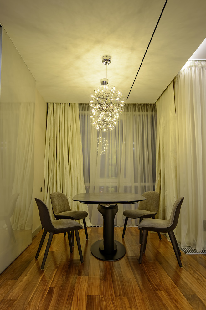 Сценарное освещение. Моторизированные шторы.