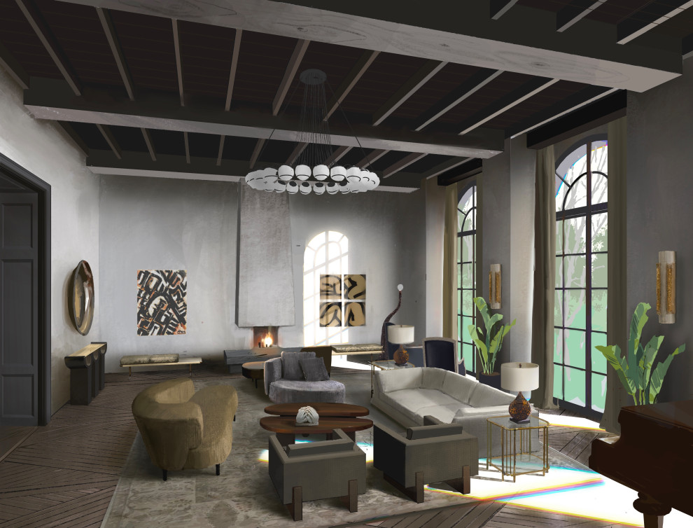 проект гостиной