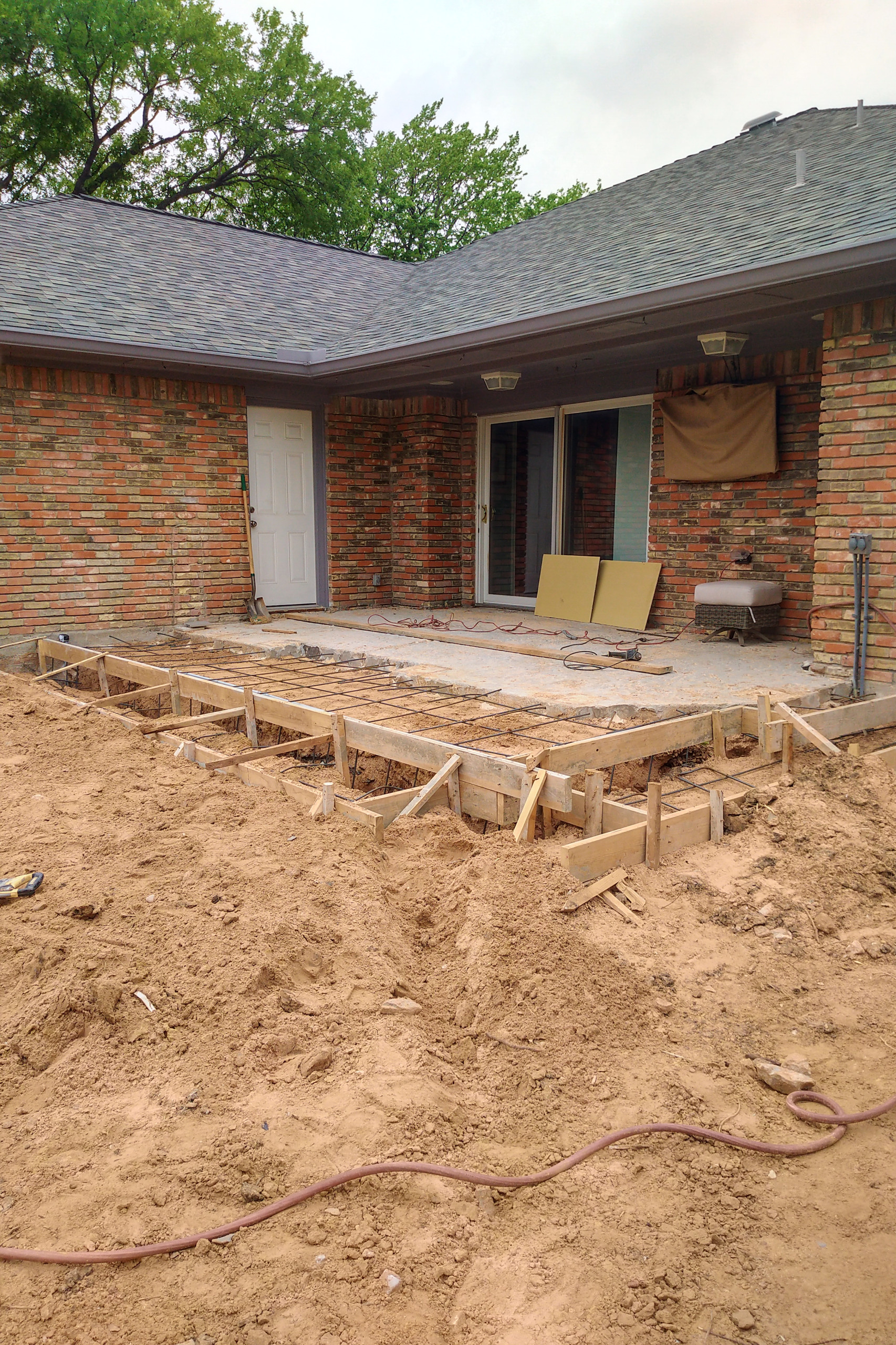 Middle Downs' Porch with putting green.