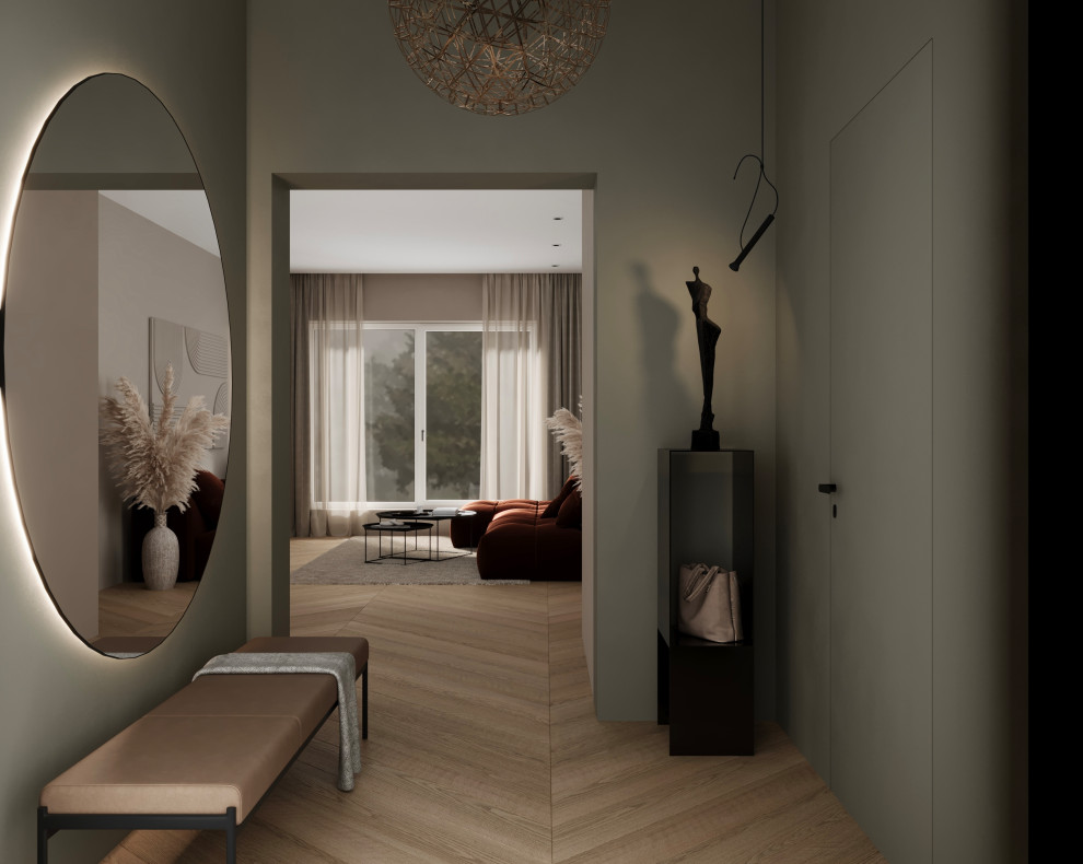 Обволакивающий интерьер дома