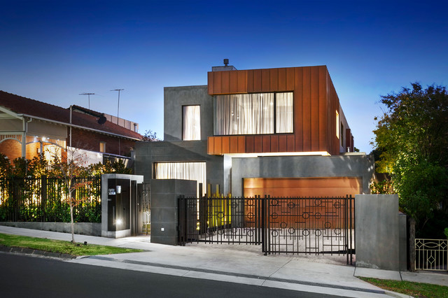 LUXURY HOTEL INSPIRED HOME contemporary-exterior