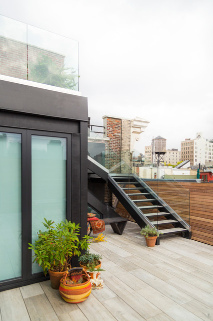 SoHo Rooftop Deck industrielt-gaardhave