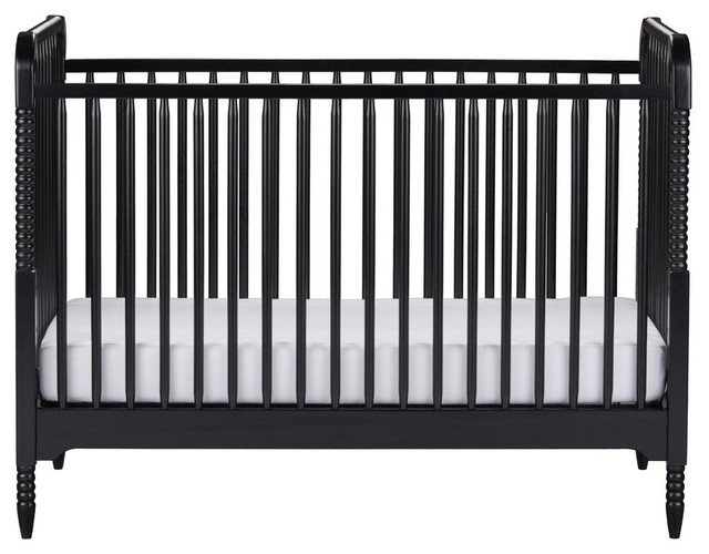 black wood crib
