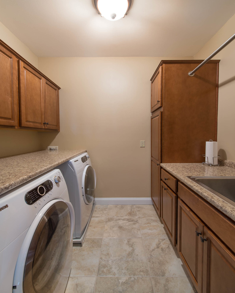 Design ideas for a traditional laundry room in Boston.