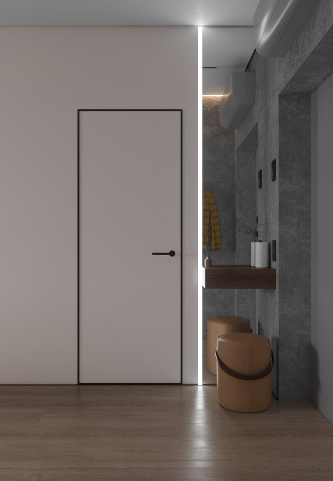 Мужской интерьер на 43кв.м ЖК "Фонвизина