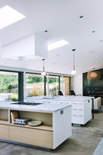 Portola valley contemporaneo-cucina