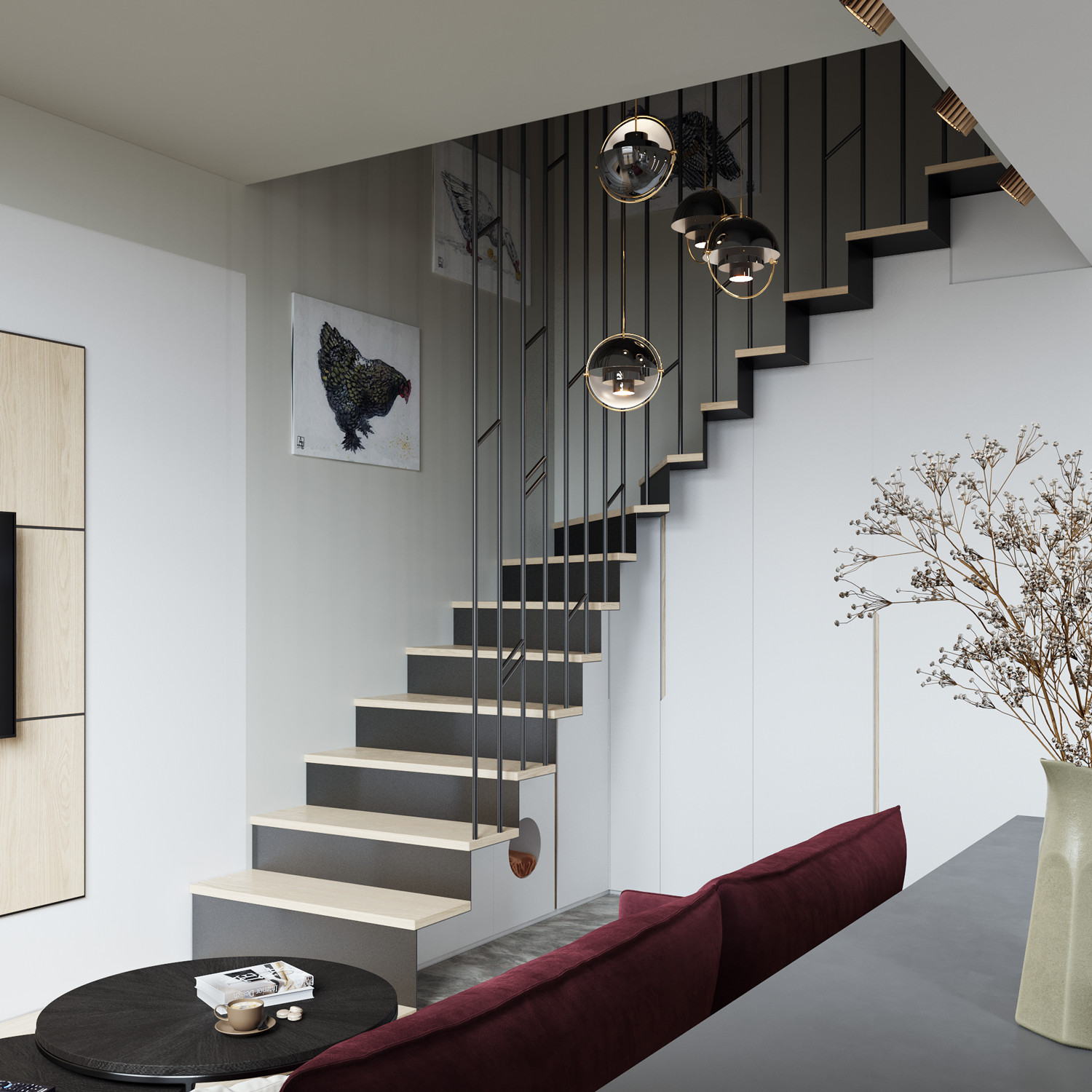 двухуровневая квартира 37 кв.м в ЖК Поколение