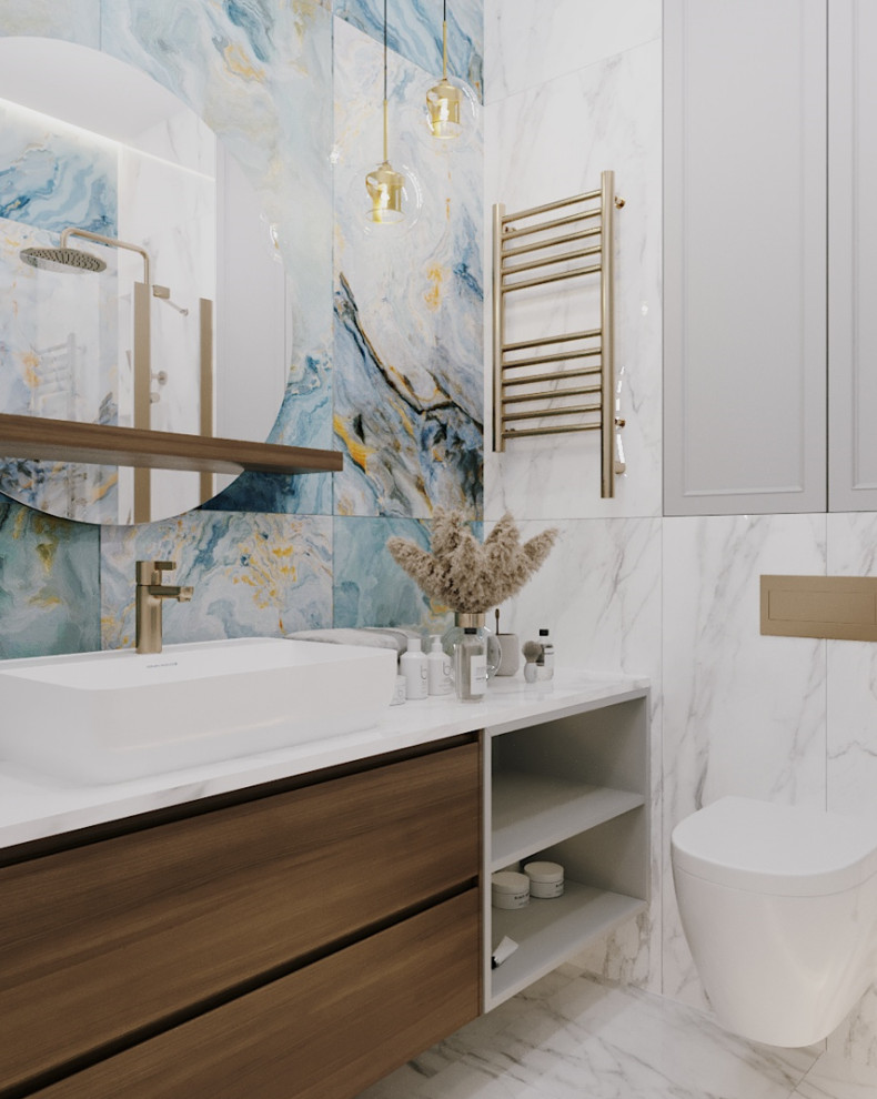 Проект квартиры 48м2 в Пушкине с частичной 3d-визуализацией