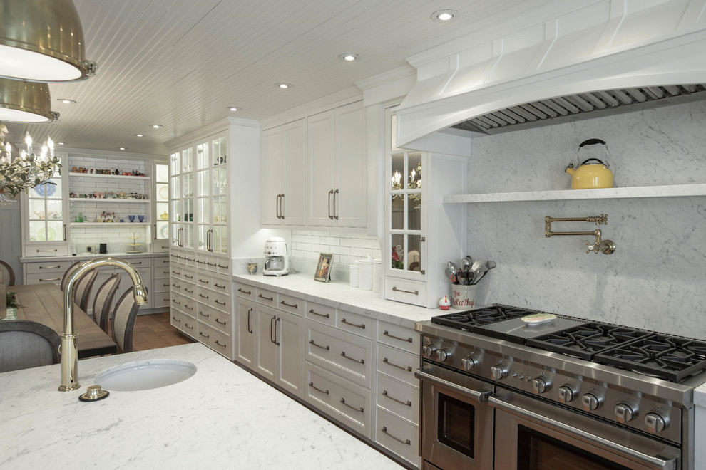 Inspiration for a transitional kitchen remodel in Chicago