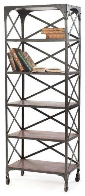 Warehouse Crossback Book Shelf
