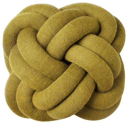 Knot Cushion, Knot Yellow