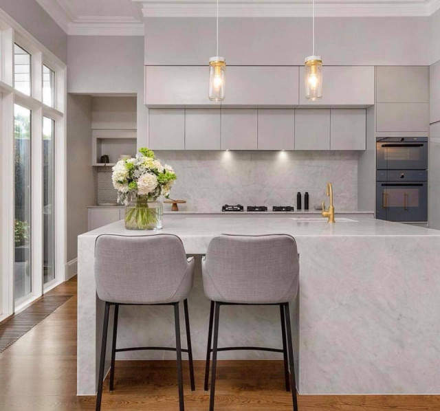 Asena White Kitchen eklektisk-koek
