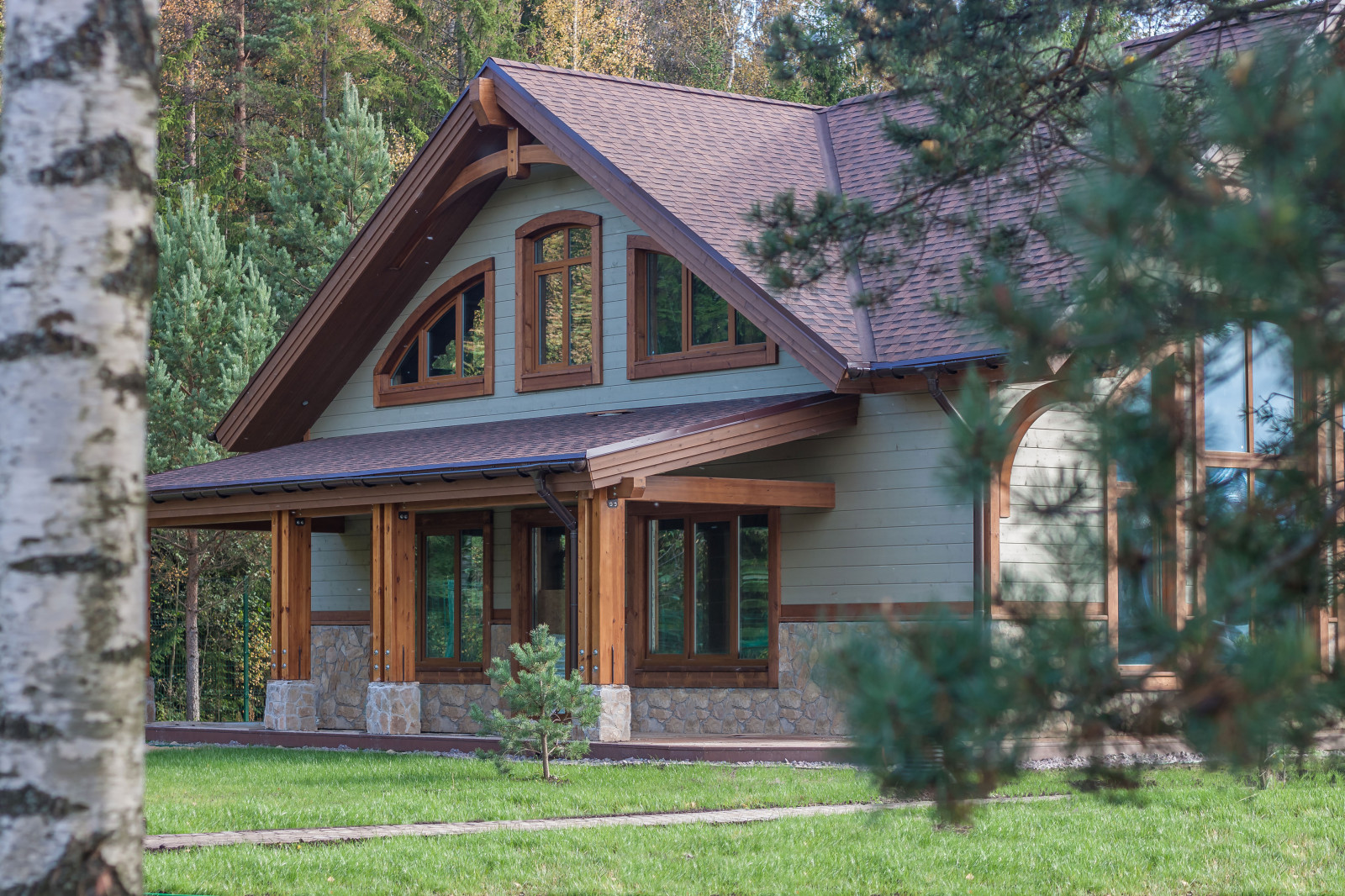 Дом по технологии Timber Frame