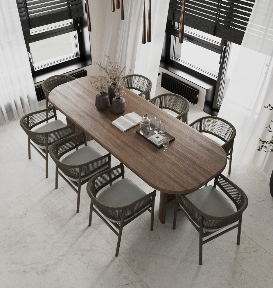 Кухня-гостиная в таунхаусе в поселке Новорижский, 277 м2