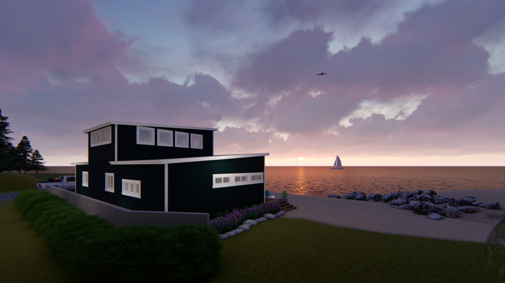 3D Render Views - Beach House