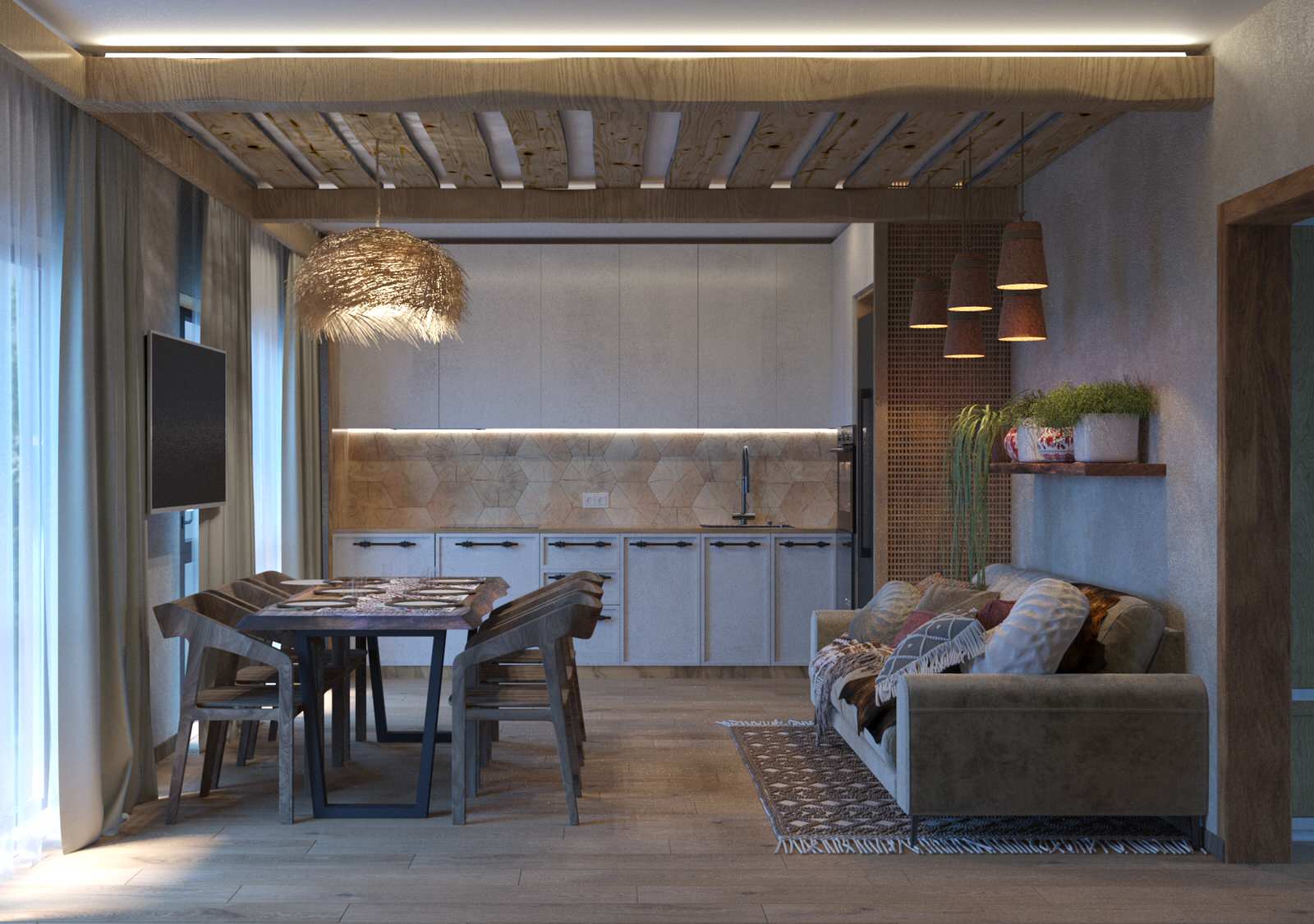 Дом в р.пос. Н. Майна