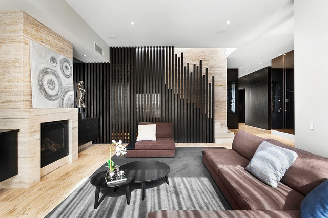 LUXURY HOTEL INSPIRED HOME contemporary-living-room