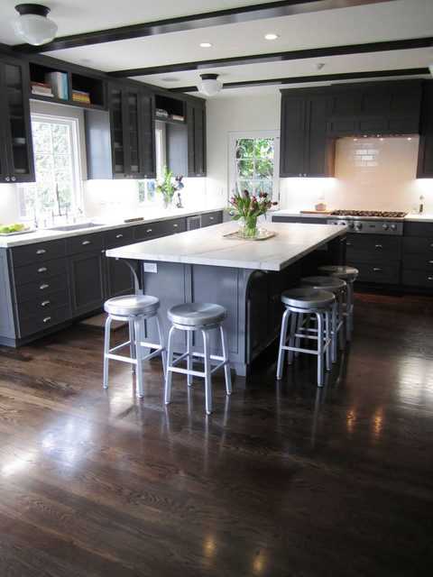Hardwood Flooring transitional-kitchen