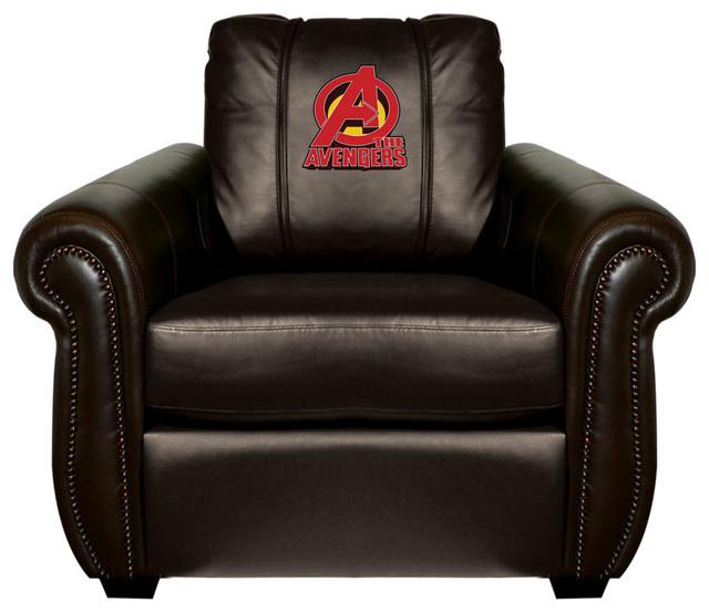 Avengers Chesapeake BROWN Leather Arm Chair
