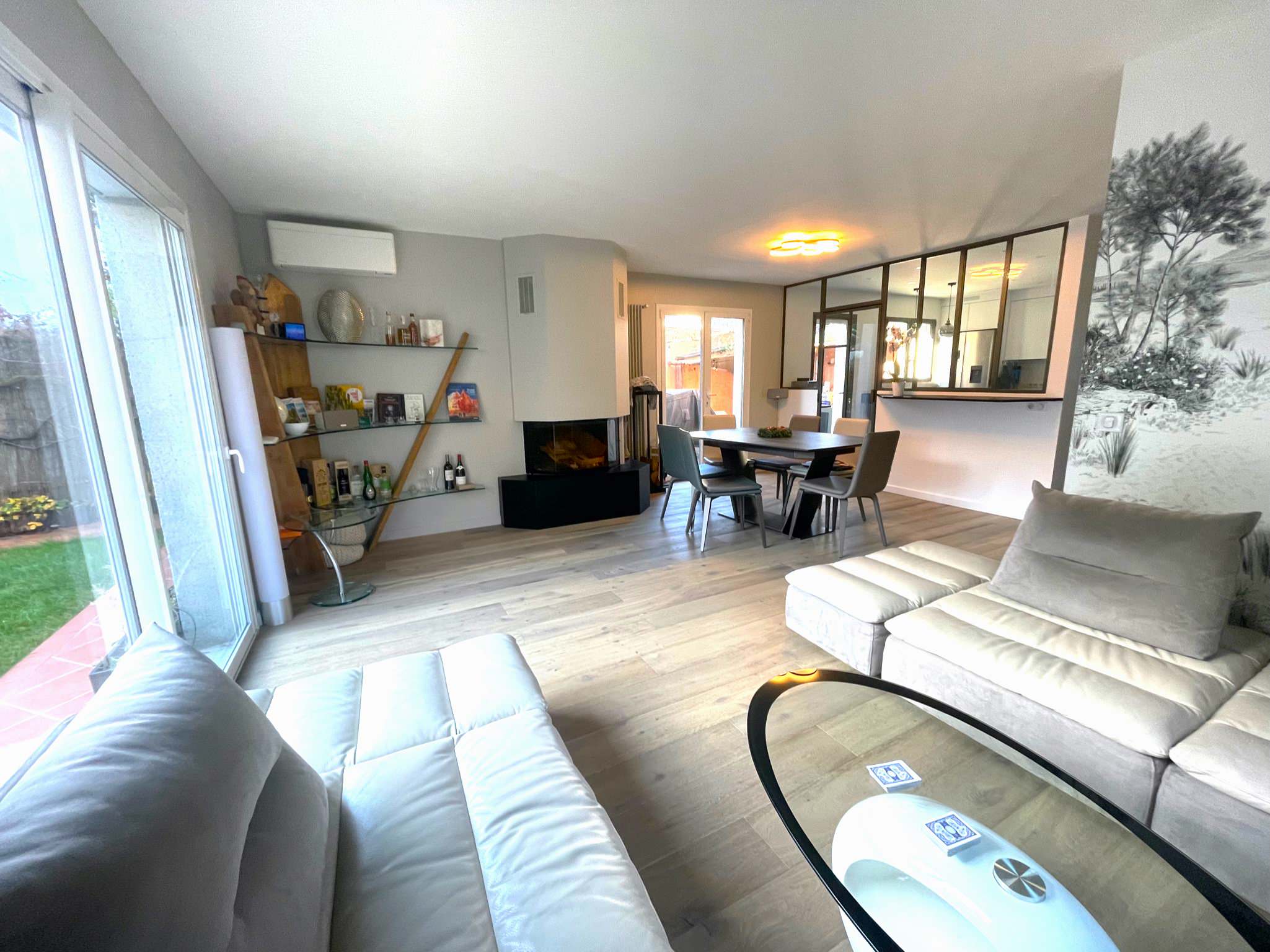 Rénovation totale séjour cuisine