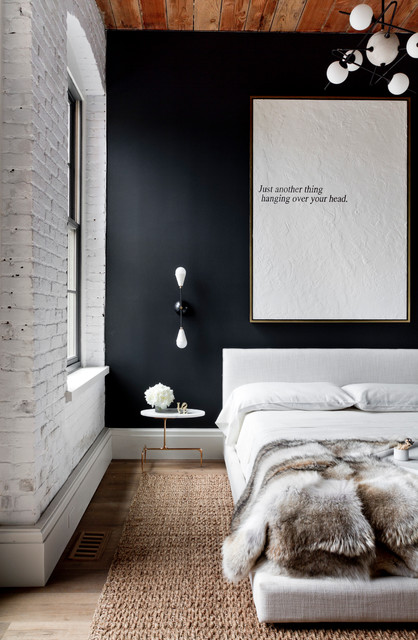 10 Ways To Use Black On Bedroom Walls