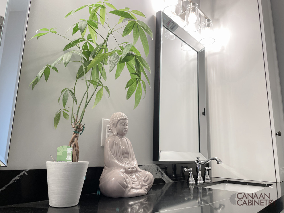 Transitional home design photo in Toronto