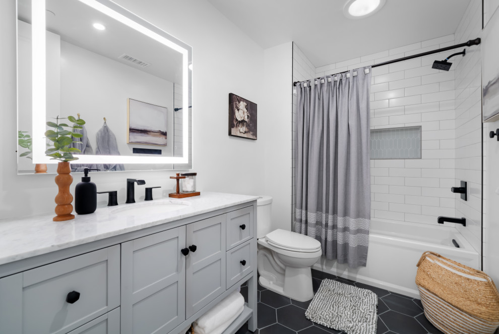 Paso Robles Modern Farmhouse Transitional Bathroom San Luis