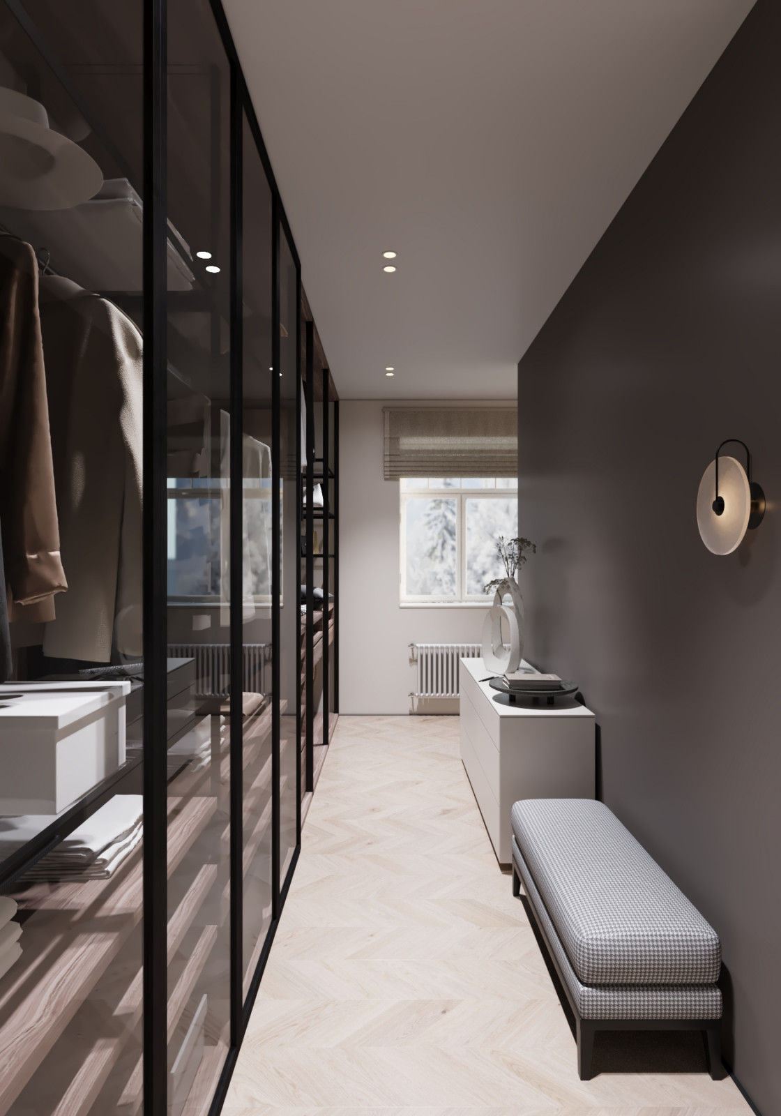 Современный стиль спальня