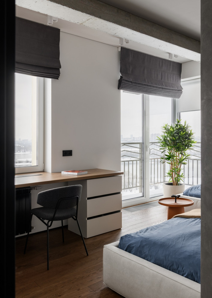 Брутальная трехкомнатная квартира 90 кв.м. с видом на реку