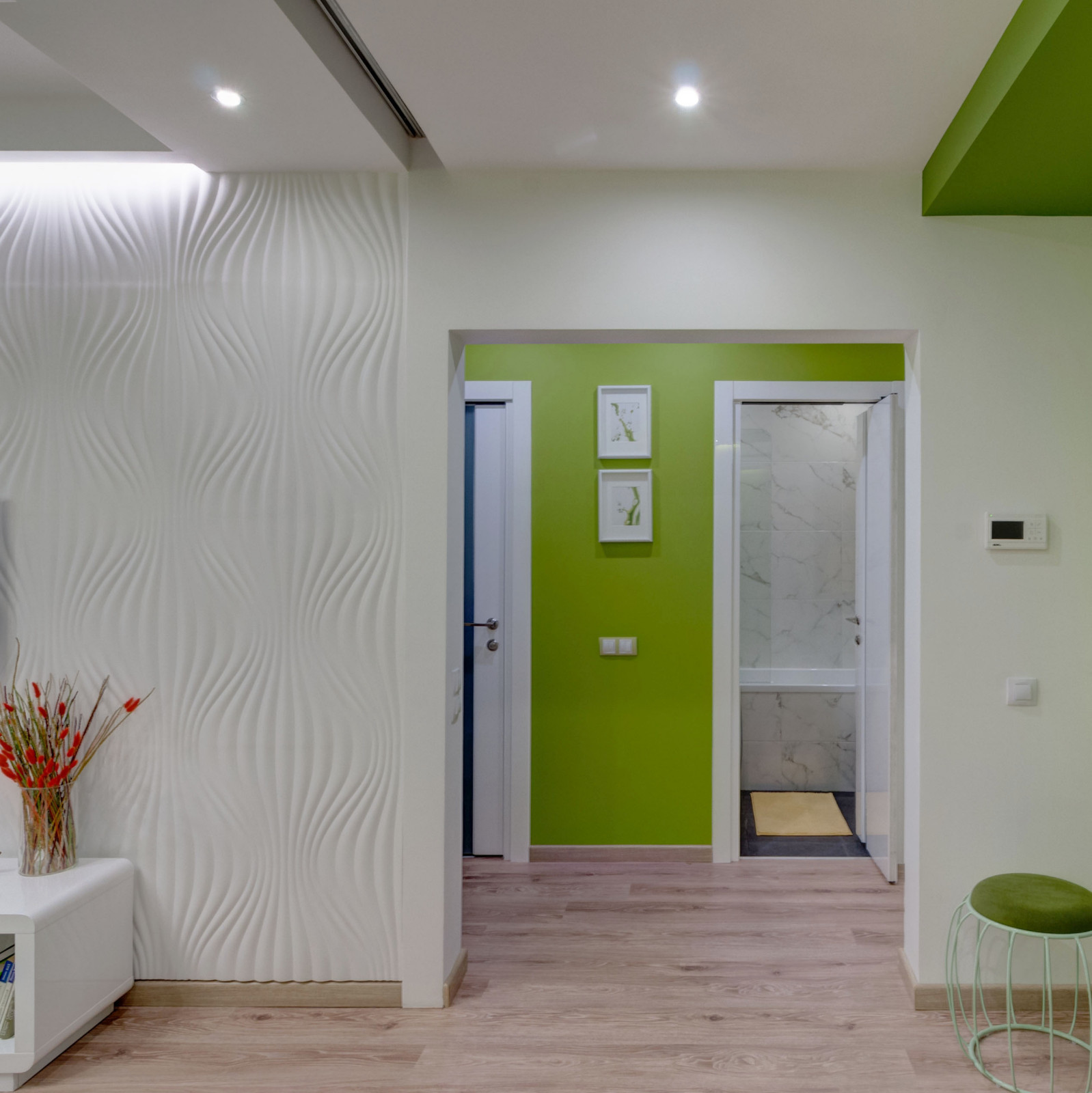 "Акварельная драма" - квартира с яркой индивидуальностью