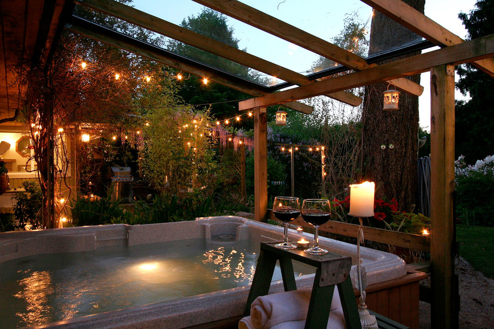 Design ideas for an eclectic pool in Vancouver.