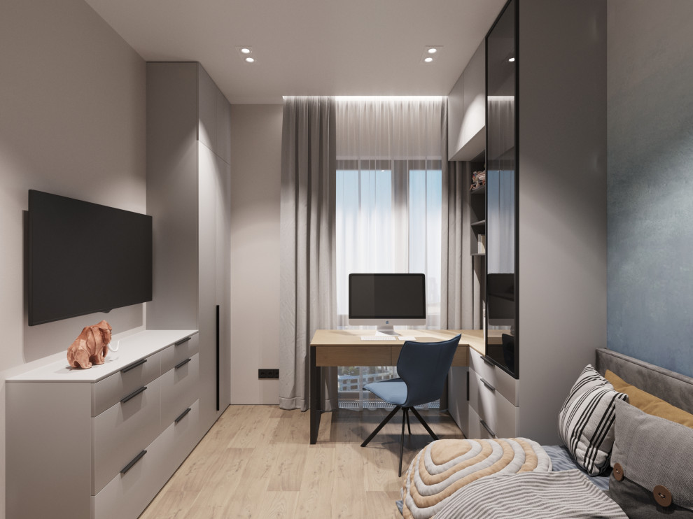 Дизайн проект - Квартира 80 м2 для многодетной семьи с двумя детскими комнатами