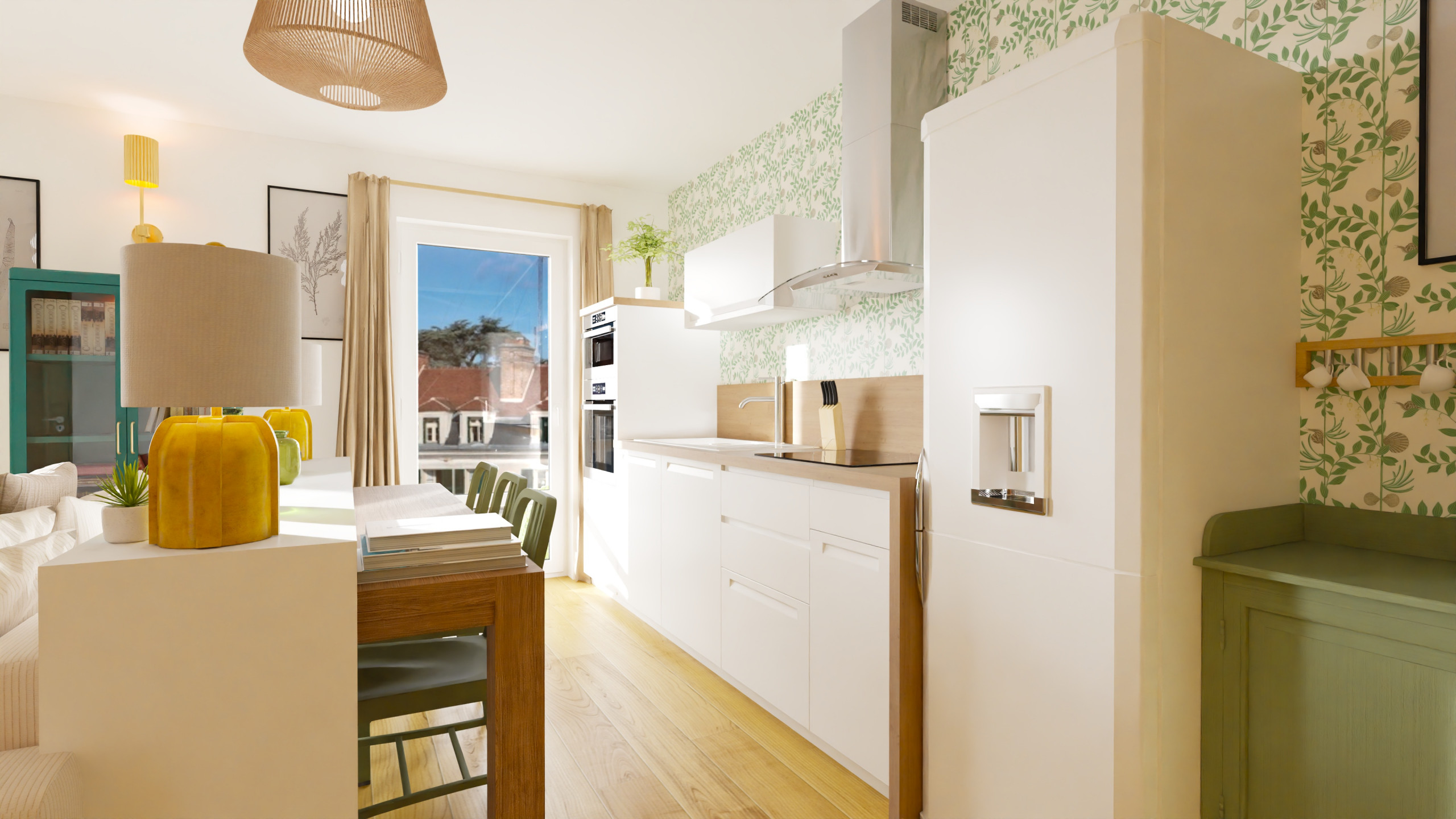 Aménagement total d'un appartement de 45 m²