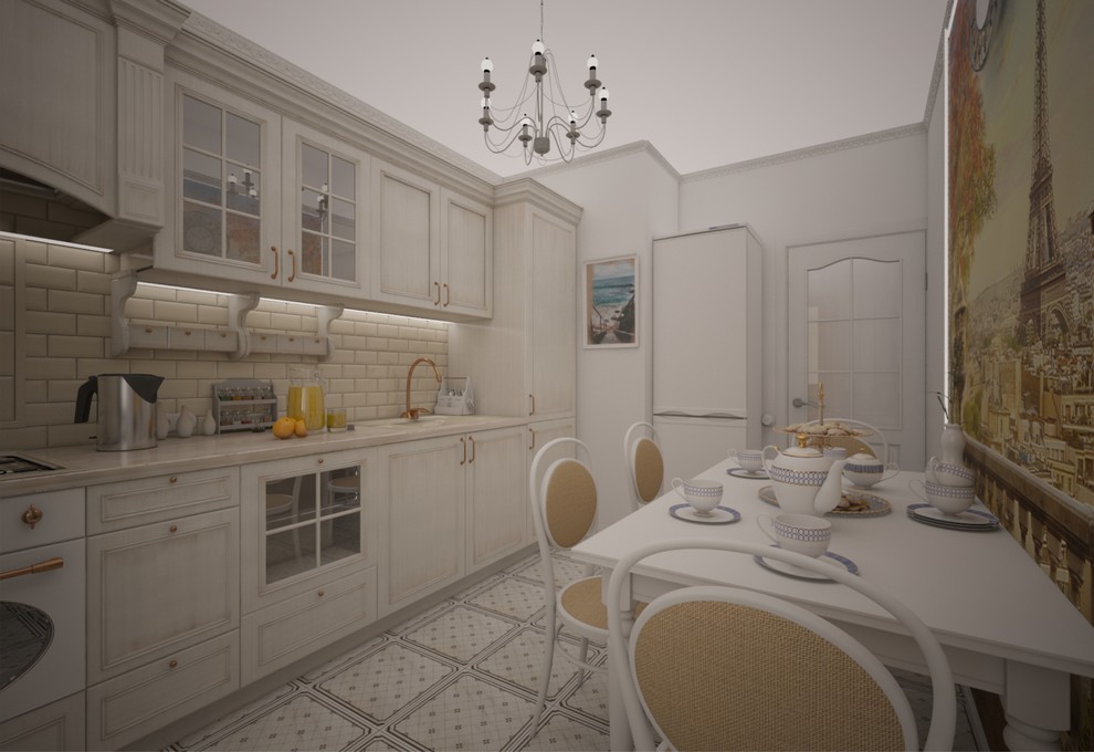 Однокомнатная квартира в стиле Городской Прованс