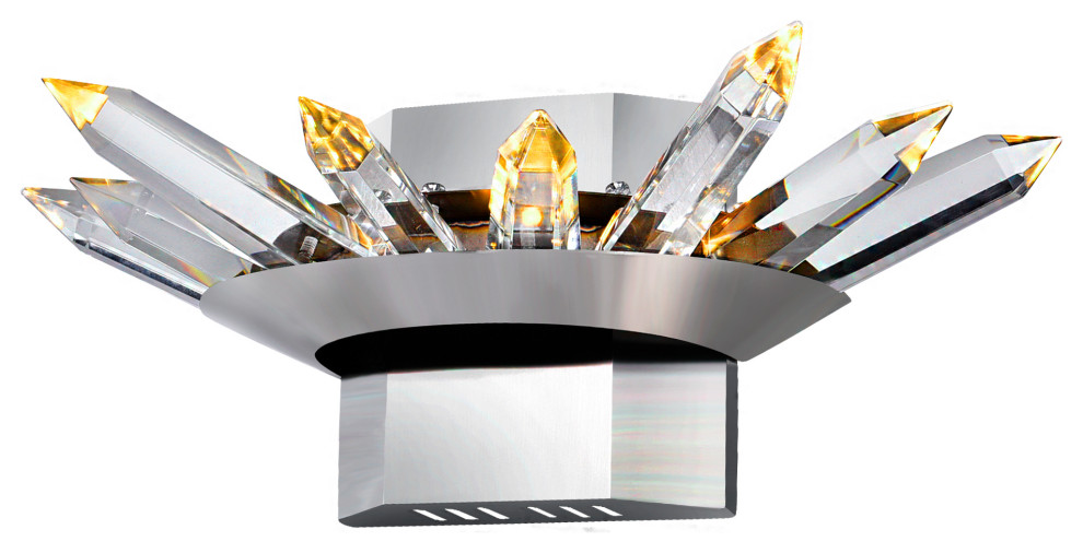 Arctic Queen LED Wall Light With Polished Nickel Finish