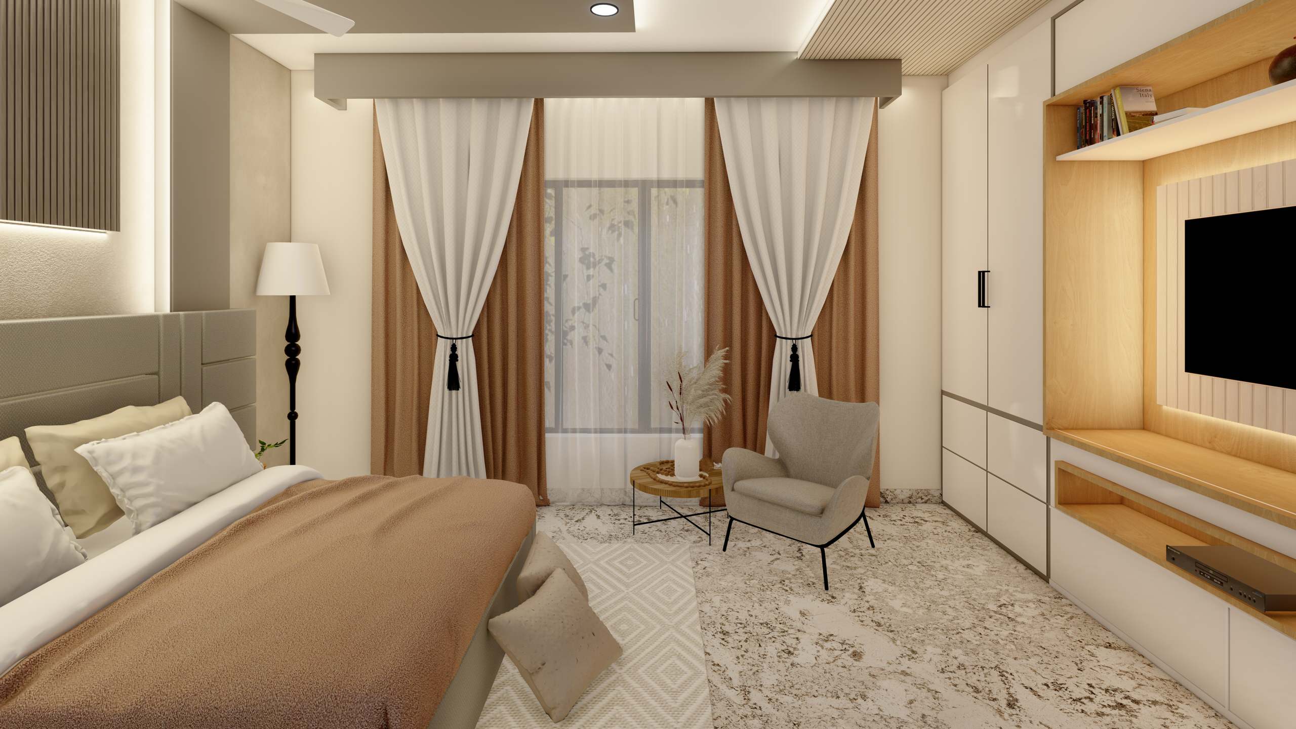 Modern Master Bedroom Renovation in Vauxhall