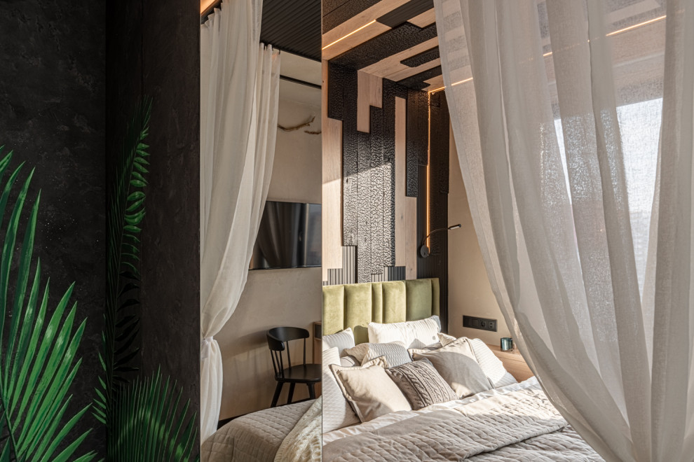 Спальня с видом на Бали