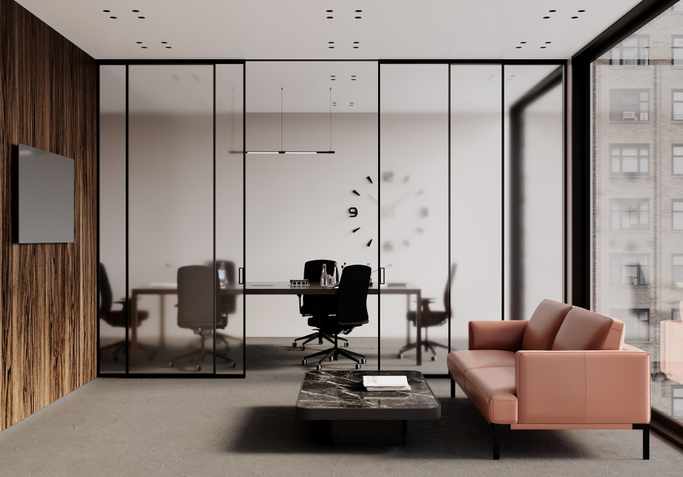 3д визуализация мягкой мебели в интерьерном окружении