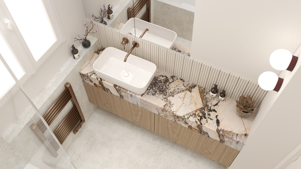 Projet - Salle de bain - Vue 3D