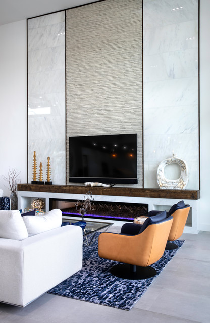 Broward Residence modern-wohnbereich