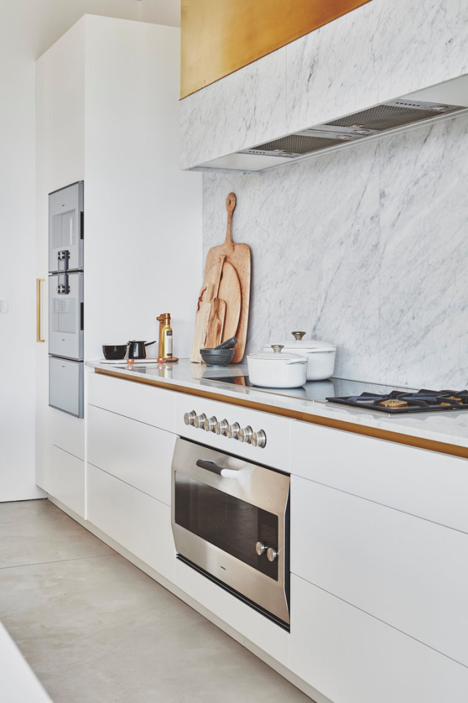 Modern Wood Trim Home Remodel - Modern - Kitchen - Miami - by FL