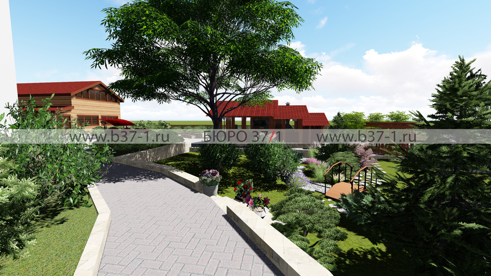 Ландшафтный дизайн в п.Зеленый Бор