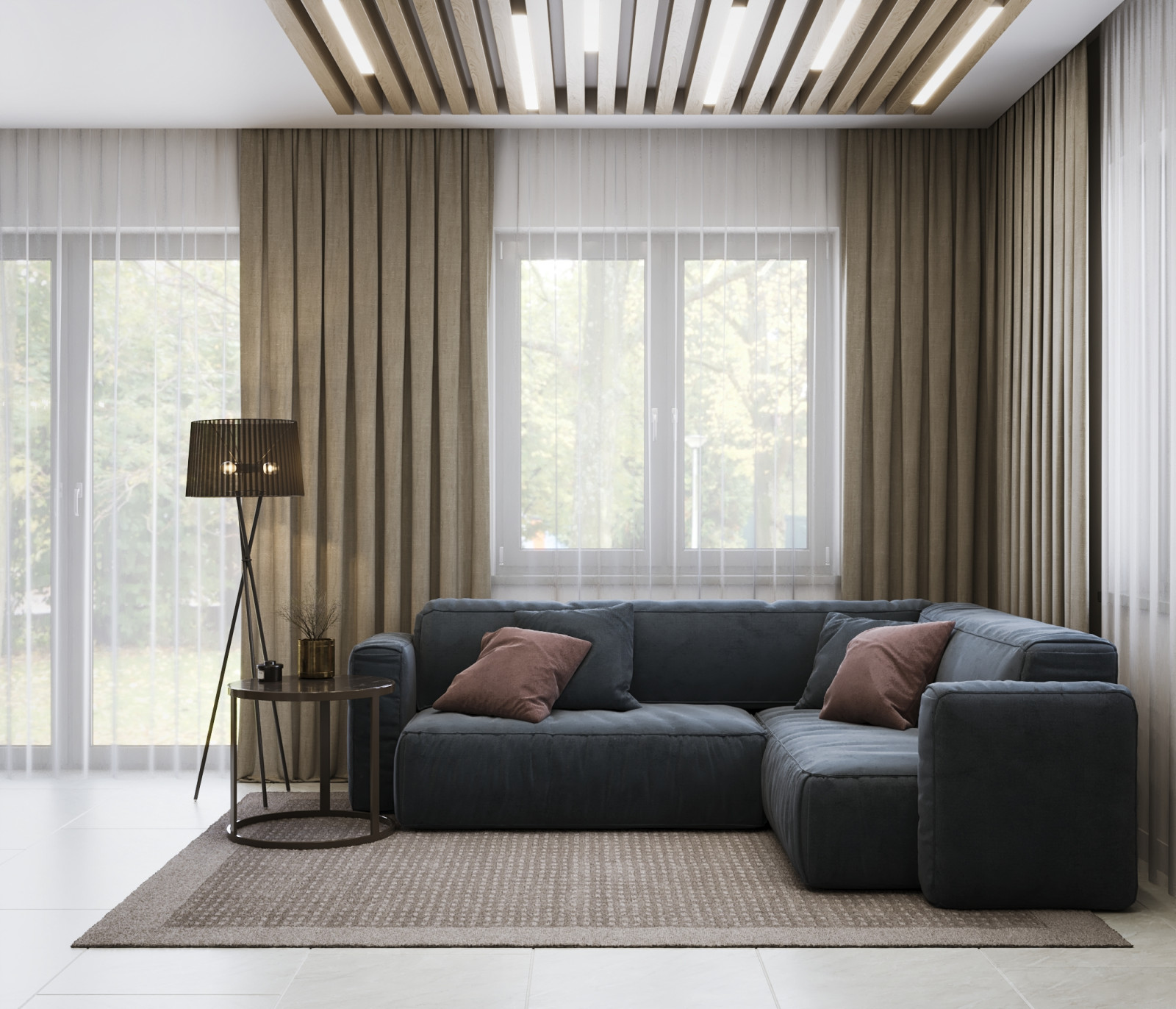 Гостиная-кухня