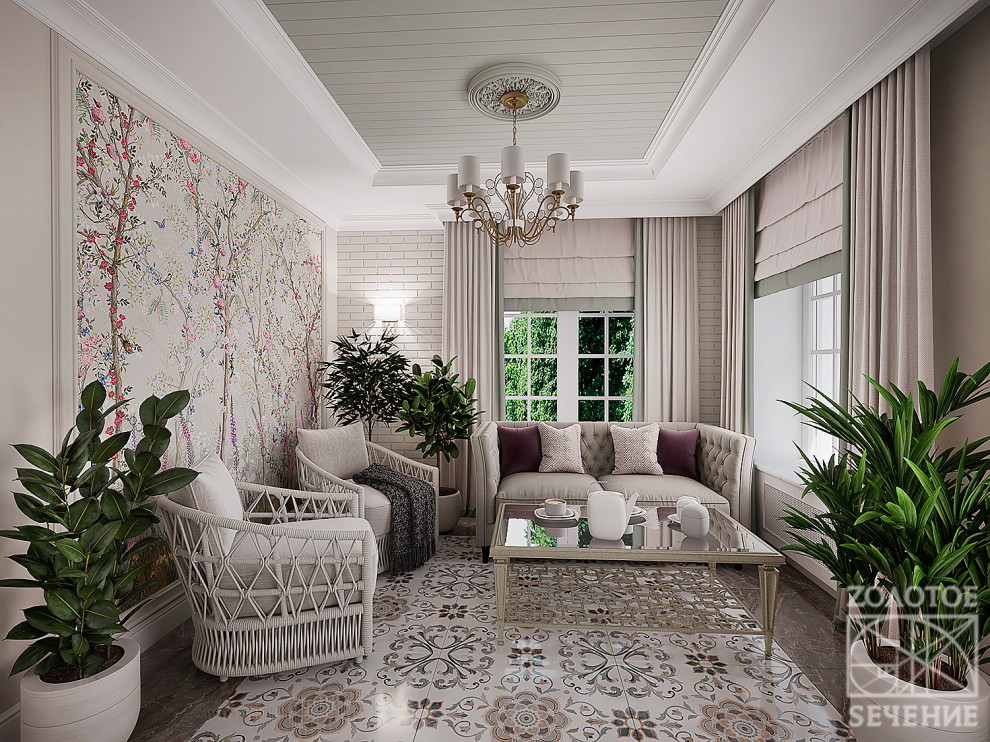 Изысканная нежность загородного дома