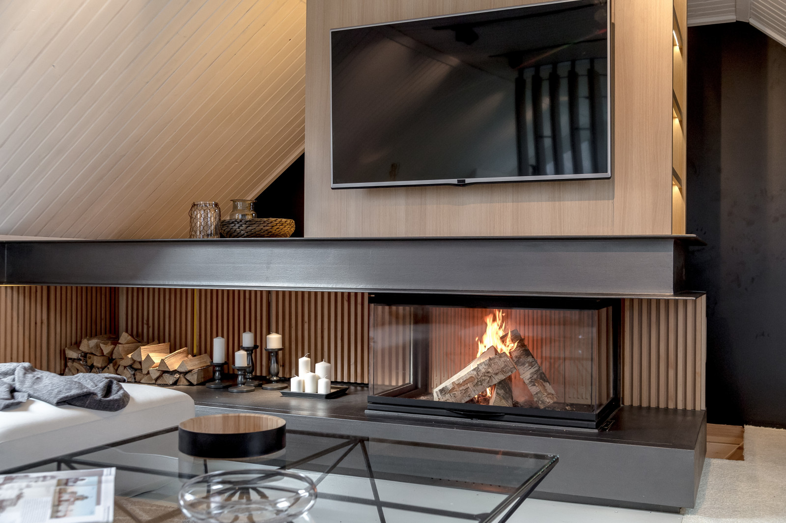 Мансарда с железным поясом