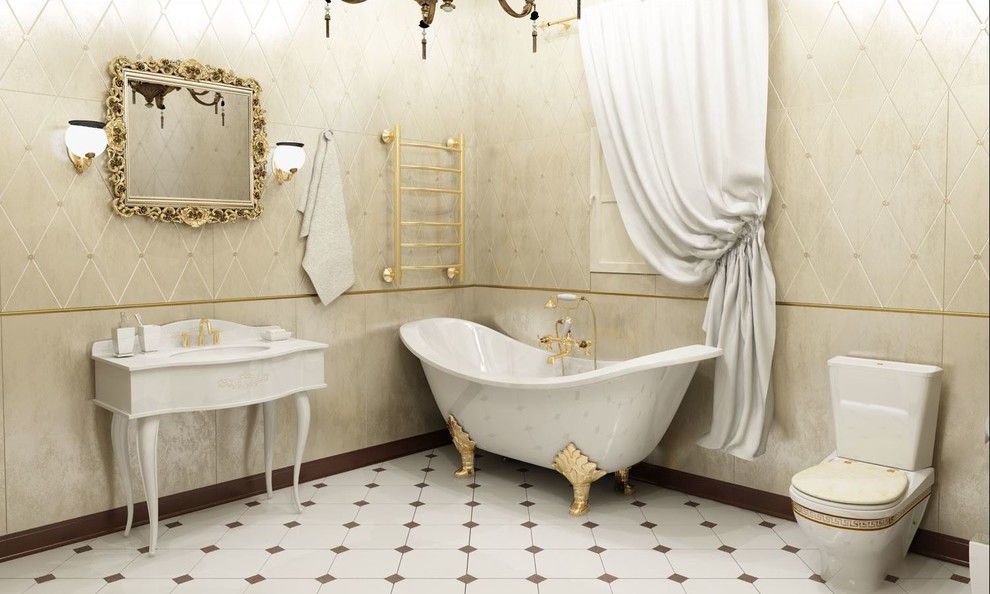 Ванная в стиле барокко
