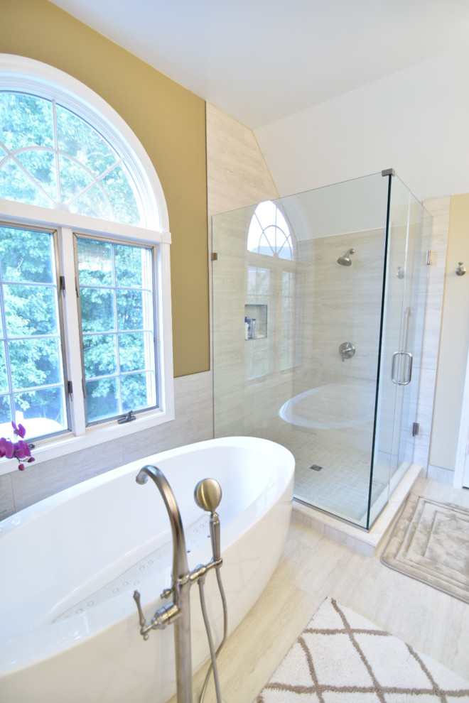 Inspiration for a transitional bathroom remodel in DC Metro