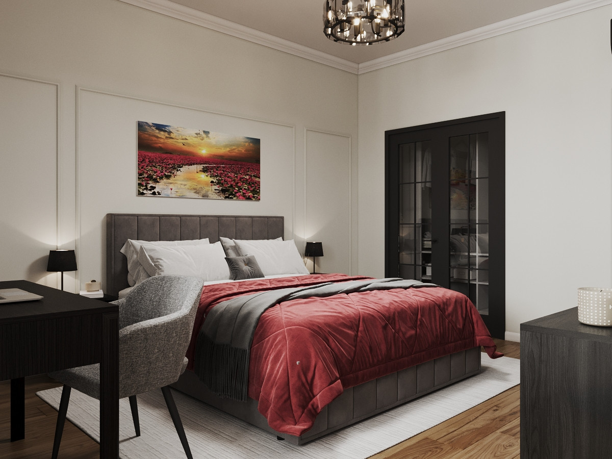 Дизайн интерьера трехкомнатной квартиры "Квартира в стиле современная классика"