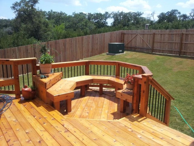 Outdoor Living Spaces Cozy Corners Craftsman Deck Austin