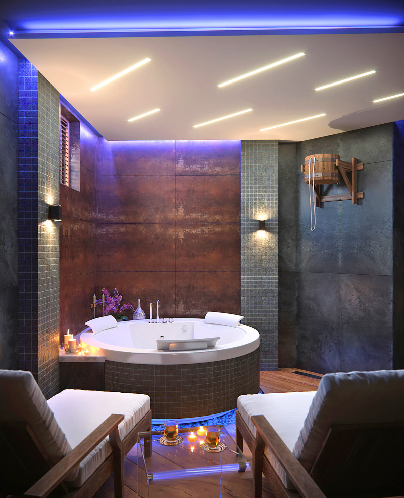 Лаунж и спортзал в частном доме